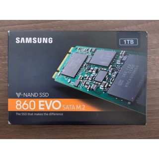 サムスン(SAMSUNG)の新品 Samsung サムスン 860 EVO 1TB M2 mSATA SSD(PCパーツ)