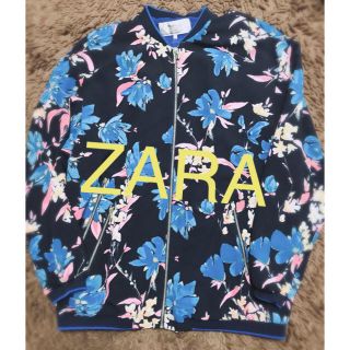 ザラ(ZARA)の2/14までお値下げ ❤️ZARA 花柄 ブルゾン　美品(ブルゾン)