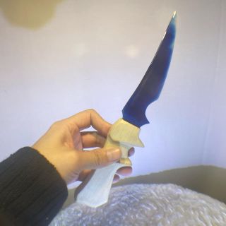 鉱石ナイフ 蒼の通販 by よう。's shop|ラクマ