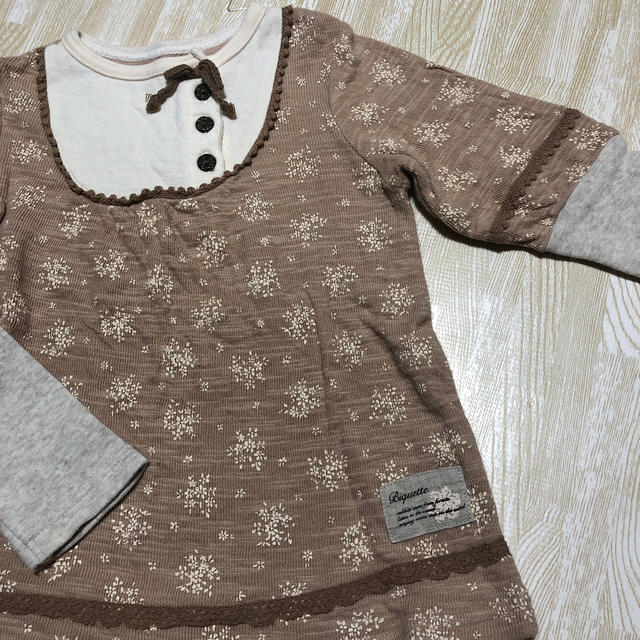 Biquette(ビケット)のキムラタン☆ビケット☆100cm キッズ/ベビー/マタニティのキッズ服女の子用(90cm~)(Tシャツ/カットソー)の商品写真