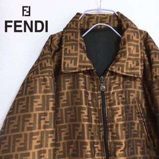 フェンディ(FENDI)の【レア】ヴィンテージ　FENDI / フェンディ ズッカ柄　ジャケット　コート(ブルゾン)