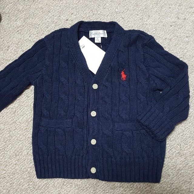 Ralph Lauren(ラルフローレン)のラルフローレン　カーディガン　70  6M キッズ/ベビー/マタニティのベビー服(~85cm)(カーディガン/ボレロ)の商品写真