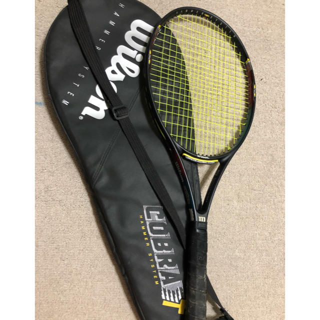 wilson(ウィルソン)のウイルソン 硬式テニスラケットハンマーシステム4 3/8used スポーツ/アウトドアのテニス(ラケット)の商品写真