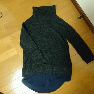 イッカ(ikka)のセーター ブラック Lサイズ(ニット/セーター)