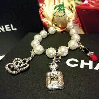 シャネル(CHANEL)の《お値下げ》パールチャーム♥ココモチーフ♥シルバー系(チャーム)