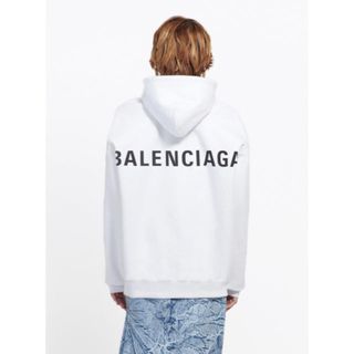 バレンシアガ(Balenciaga)のバレンシアガ　オーバーサイズ　ロゴパーカー　s(パーカー)