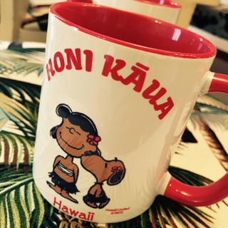 スヌーピー(SNOOPY)の日焼けスヌーピー  Moni Honolulu ハワイ限定 モニ ペアマグカップ(キャラクターグッズ)