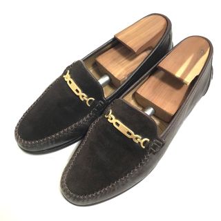 バリー(Bally)の定7万　BALLY バリー　スウェード&スムースレザービットモカシン　ブラウン(ドレス/ビジネス)