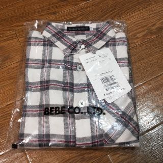 ベベ(BeBe)のBeBeチェックシャツ 新品(ブラウス)