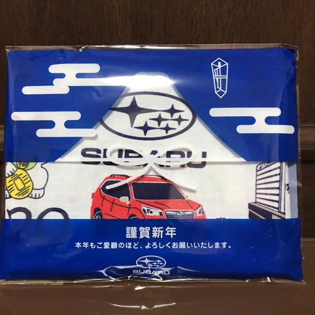 スバル(スバル)の【非売品 未開封】SUBARU オリジナルメモ帳&コットンガーゼクロス エンタメ/ホビーのコレクション(ノベルティグッズ)の商品写真