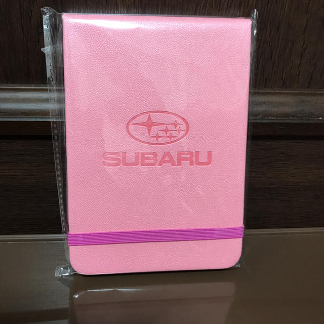 スバル(スバル)の【非売品 未開封】SUBARU オリジナルメモ帳&コットンガーゼクロス エンタメ/ホビーのコレクション(ノベルティグッズ)の商品写真