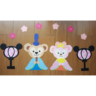 Disney ダッフィー シェリーメイ風 ひなまつり 壁面飾り ディズニーの通販 By Ayami S Shop ディズニーならラクマ