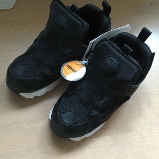 リーボック(Reebok)の16センチReebok インスタポンプフューリー FURY 黒色（入園進学準備）(スニーカー)