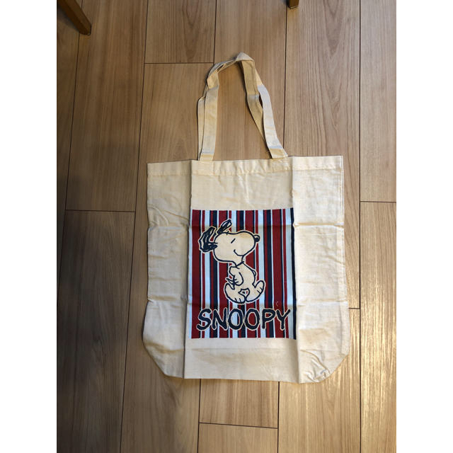 SNOOPY(スヌーピー)のスヌーピー  コットンエコバッグ レディースのバッグ(エコバッグ)の商品写真