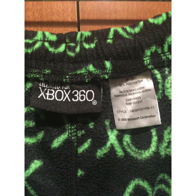 00s vintage XBOX360 fleece easy pants