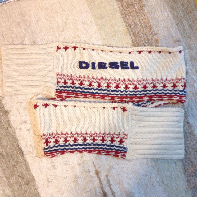 DIESEL(ディーゼル)のDIESEL マフラー トリコロール レディースのファッション小物(マフラー/ショール)の商品写真