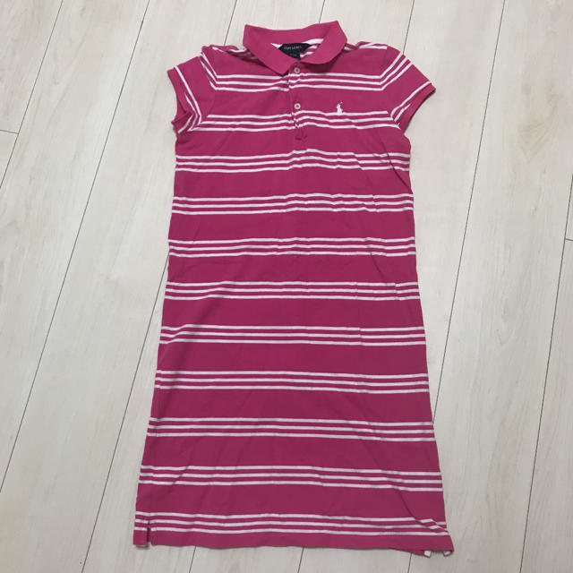 Ralph Lauren(ラルフローレン)のラルフローレン ピンク ワンピース キッズ/ベビー/マタニティのキッズ服女の子用(90cm~)(ワンピース)の商品写真