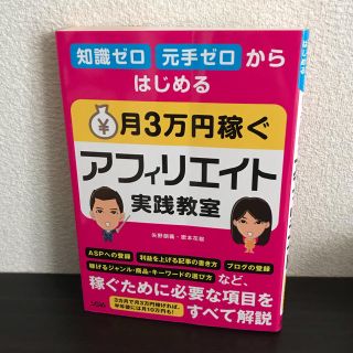 月3万円稼ぐアフィリエイト実践教室(ビジネス/経済)