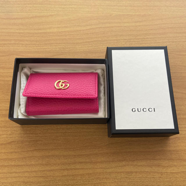 Gucci(グッチ)のGUCCI キーケース　ピンク レディースのファッション小物(キーケース)の商品写真