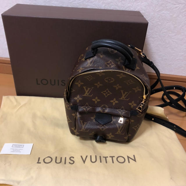 ルィヴィトン　LV  ミニ　リュックサック　バッグパックテキスタイル金具色