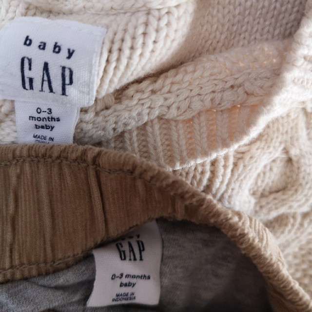 babyGAP(ベビーギャップ)のbabygap　ニットのみ！ キッズ/ベビー/マタニティのベビー服(~85cm)(パンツ)の商品写真