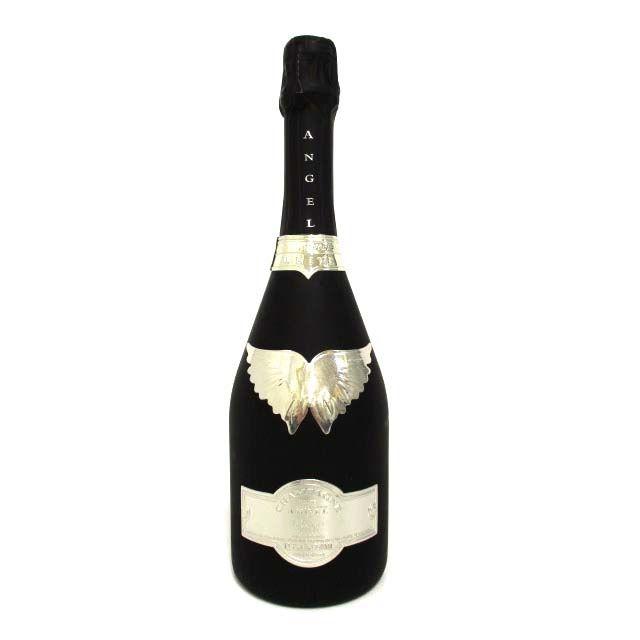【通販 人気】 ◎2 未開栓 エンジェル シャンパン ブリュット ブラック シャンパーニュ シャンパン/スパークリングワイン
