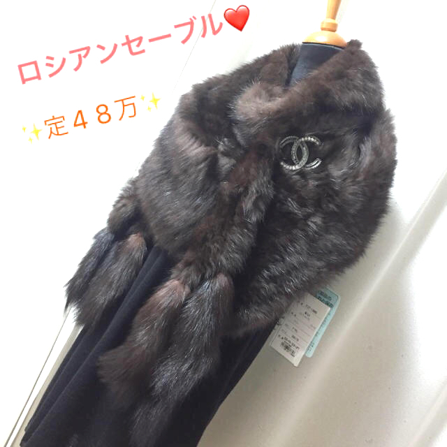 翌日発送可能】 最終処分‼️✨定48万 最高級 上質 ロシアンセーブル 艶