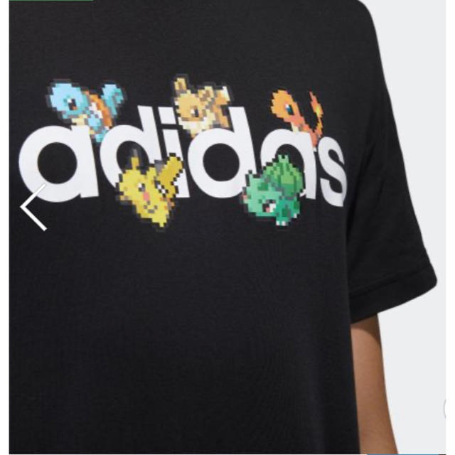 アディダス コラボ ポケモン ピクセル半袖Tシャツ pokemon