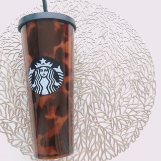 スターバックスコーヒー(Starbucks Coffee)の【海外限定】べっ甲 24oz コールドカップ スターバックス スタバ(グラス/カップ)