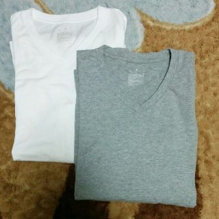 ムジルシリョウヒン(MUJI (無印良品))の無印良品長袖シャツ×2(Tシャツ/カットソー(七分/長袖))