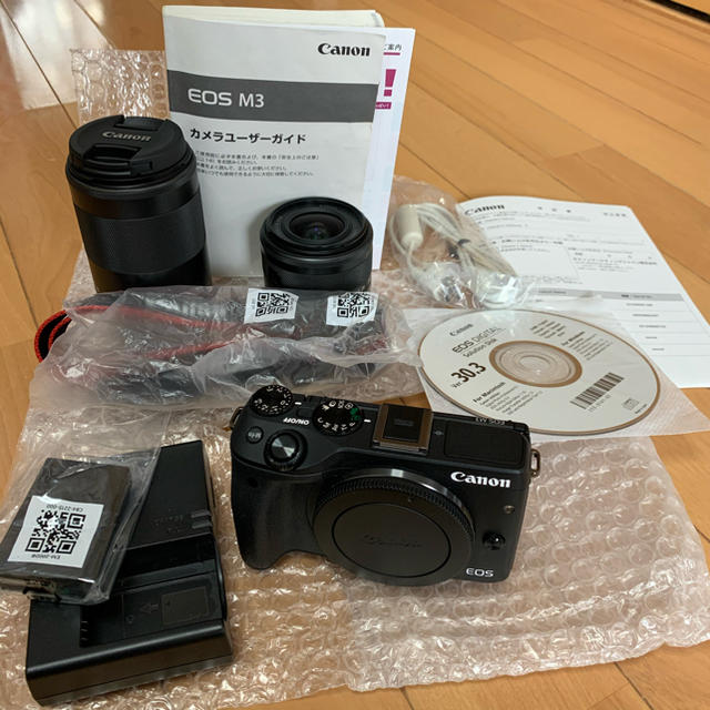 Canon EOSM3 Wズームキット2 BK