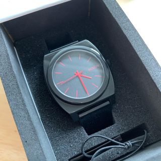 ニクソン(NIXON)のNIXON 腕時計　Black/Brightpink(腕時計)