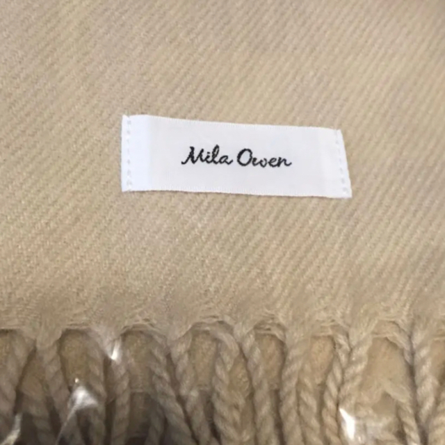 Mila Owen(ミラオーウェン)のミラオーウェン2020福袋♡ストール　ベージュ レディースのファッション小物(ストール/パシュミナ)の商品写真