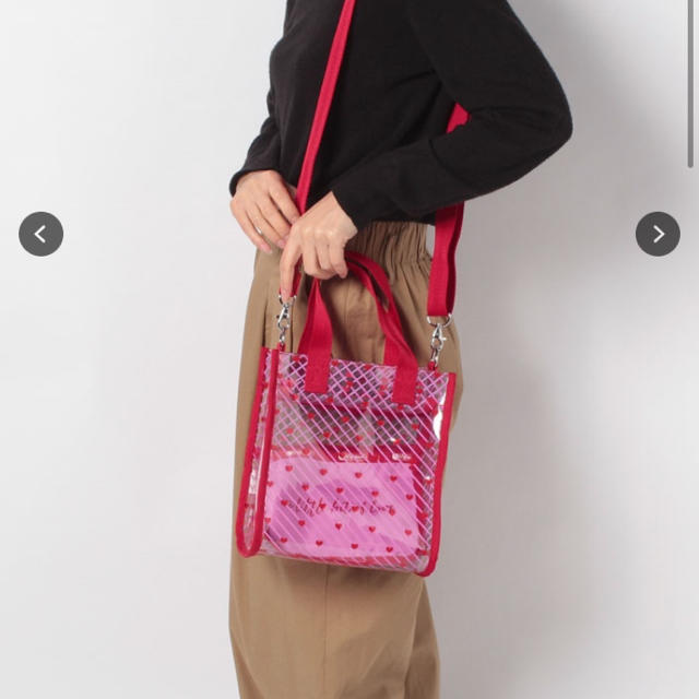 LeSportsac(レスポートサック)の新品未使用♡レスポートサック♡ハートクリアバッグ♡ レディースのバッグ(ショルダーバッグ)の商品写真
