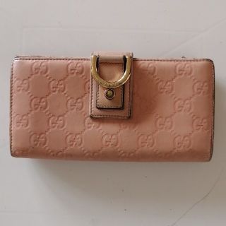 グッチ(Gucci)のGUCCI　財布　ピンク(長財布)