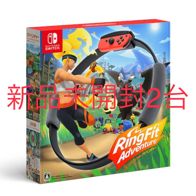 Nintendo Switch(ニンテンドースイッチ)のリングフィットアドベンチャー2台 エンタメ/ホビーのゲームソフト/ゲーム機本体(家庭用ゲームソフト)の商品写真