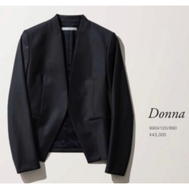 theory luxe Executive Donnaノーカラージャケット