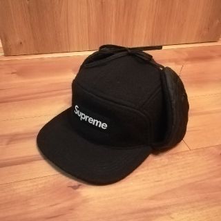 シュプリーム(Supreme)のsupreme box logo cap　キャップ　フライトキャップ(キャップ)