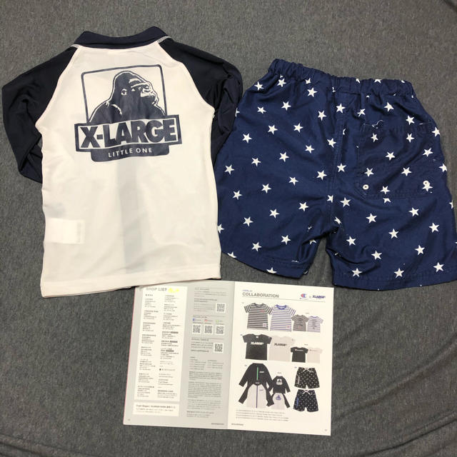 【xlarge kids×champion】ラッシュガード　水着　120