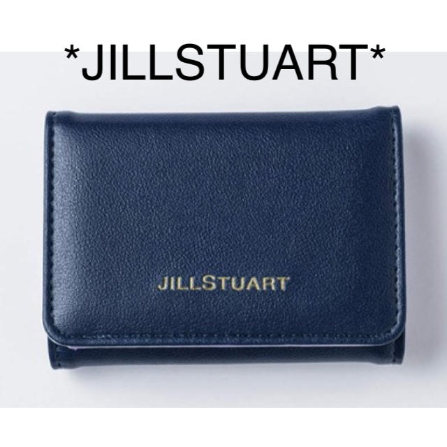 JILLSTUART(ジルスチュアート)のジルスチュアート 三つ折り財布 ネイビー 付録 レディースのファッション小物(財布)の商品写真
