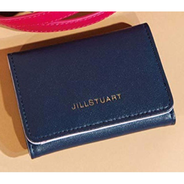 JILLSTUART(ジルスチュアート)のジルスチュアート 三つ折り財布 ネイビー 付録 レディースのファッション小物(財布)の商品写真