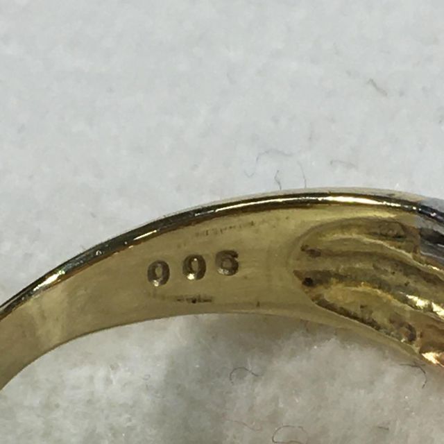 K18　Pt900　ダイヤ　指輪 レディースのアクセサリー(リング(指輪))の商品写真