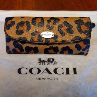 コーチ(COACH)のお値下げしました。コーチ　長財布　レオパード柄(財布)