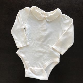 ベビーギャップ(babyGAP)のベビーギャップ  襟付きロンパース リブ 長袖 90cm(Tシャツ/カットソー)