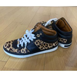 ジミーチュウ(JIMMY CHOO)のジミーチュウ　レオパードスニーカー　36(スニーカー)