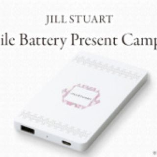 ジルスチュアート(JILLSTUART)のジルスチュアート　モバイルバッテリー(バッテリー/充電器)