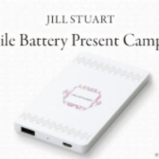ジルスチュアート(JILLSTUART)のジルスチュアート　モバイルバッテリー(バッテリー/充電器)