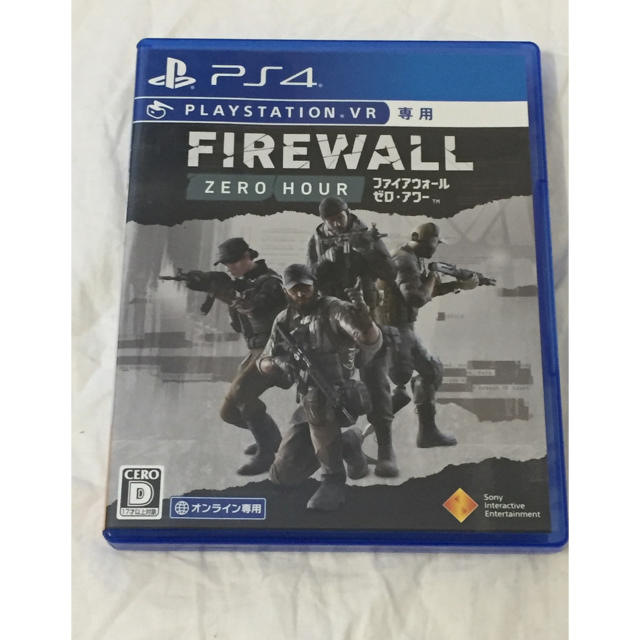 PlayStation VR(プレイステーションヴィーアール)のPS4 Firewall Zero Hour PSVR ファイアウォール エンタメ/ホビーのゲームソフト/ゲーム機本体(家庭用ゲームソフト)の商品写真