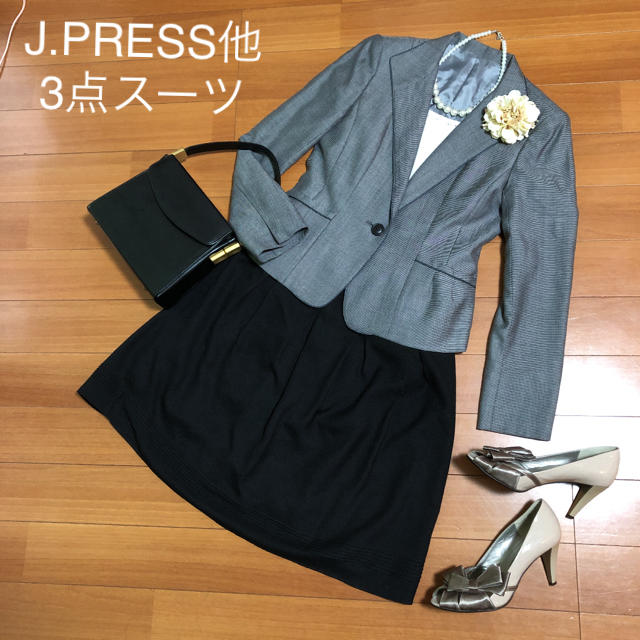 美品】J.PRESS他 フォーマルスーツ3点セット セレモニー ママスーツ ...