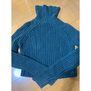 アレキサンダーワン(Alexander Wang)のアレキサンダーワン　ショート丈　モスグリーンニット(ニット/セーター)